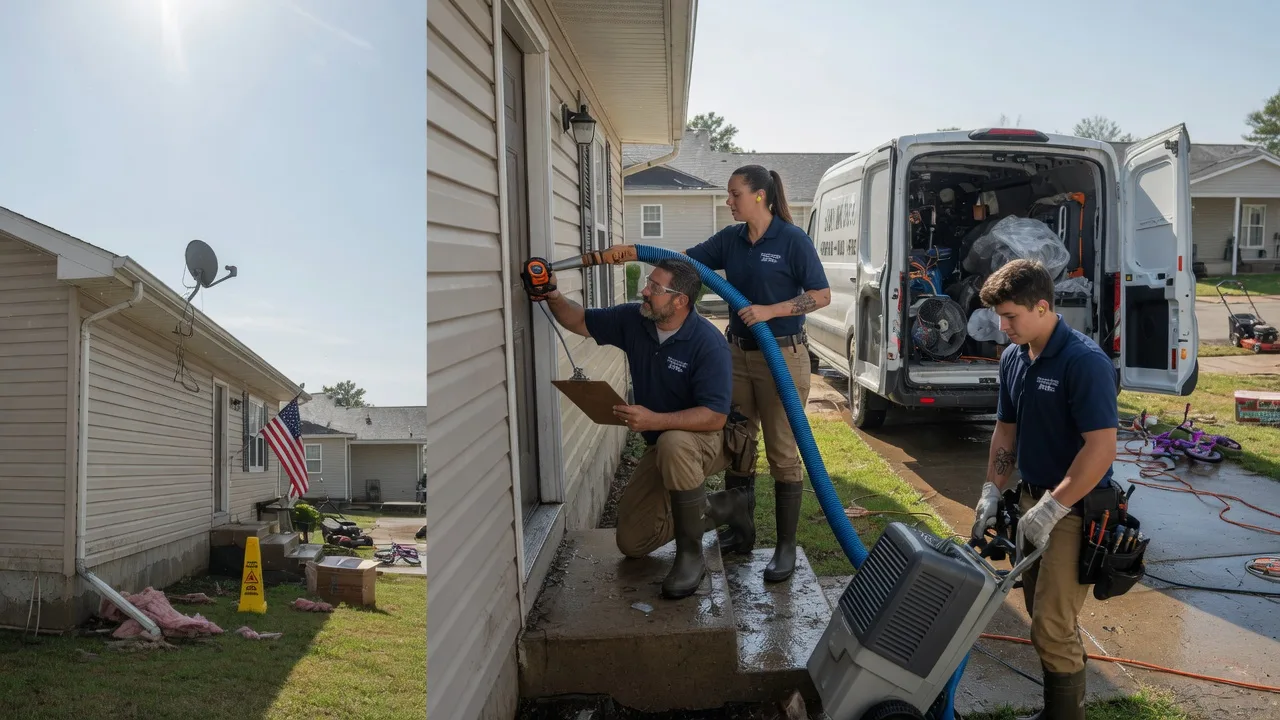 Ceiling Water Damage Restoration in Mineral City, OH near me
